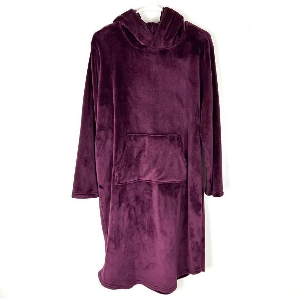 32 DEGREES Heat Women's Hooded Cozy Plush Sleep Lounger S/M